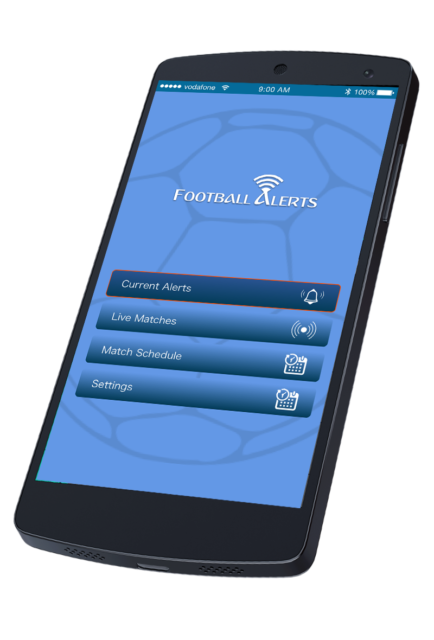 Football Alerts Application